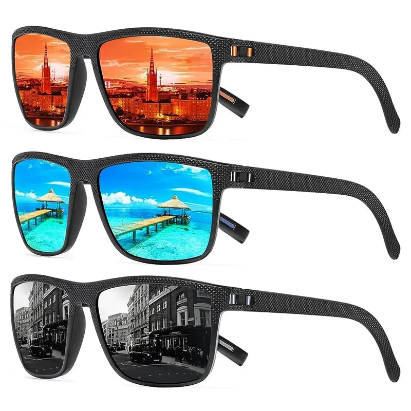 Turbopep Polarized Square Sunglasses