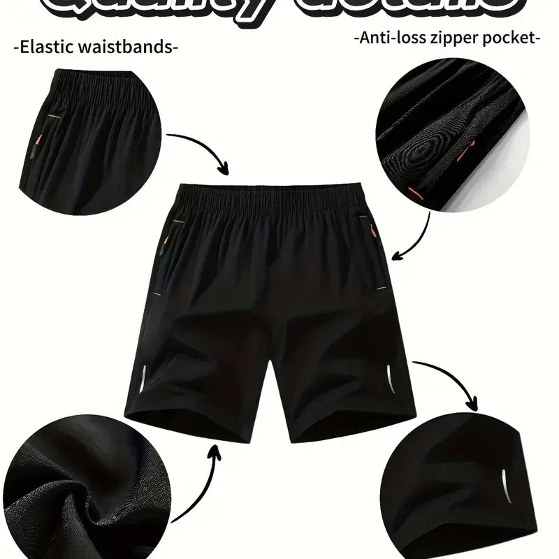 Mr. Pink Dry-Fit Athleisure Gym Shorts