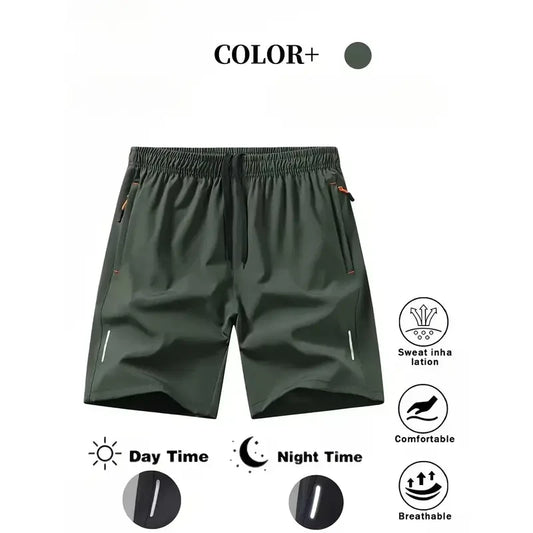 Mr. Pink Dry-Fit Athleisure Gym Shorts