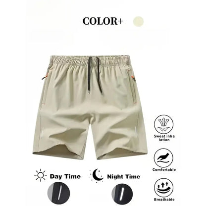 Mr. Pink Dry-Fit Athleisure Gym Shorts